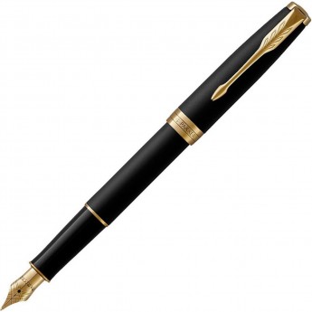 Ручка перьевая PARKER ESSENTIAL SONNET MATTE BLACK GT F
