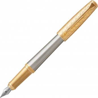 Ручка перьевая PARKER URBAN PREMIUM AUREATE POWDER GT, F